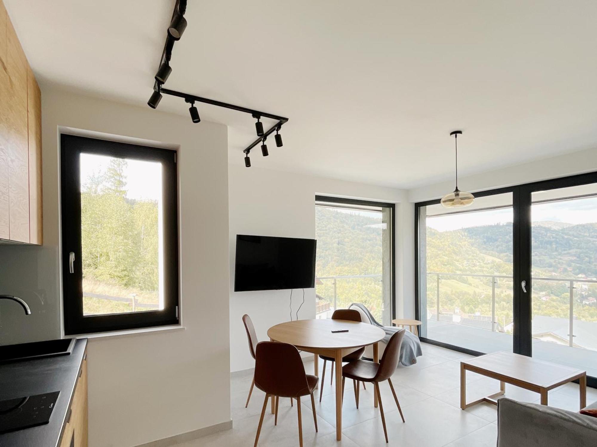 Owysoko - Apartamenty Z Widokiem 200 M Od Tras Szczyrk Mountain Resort Exteriér fotografie