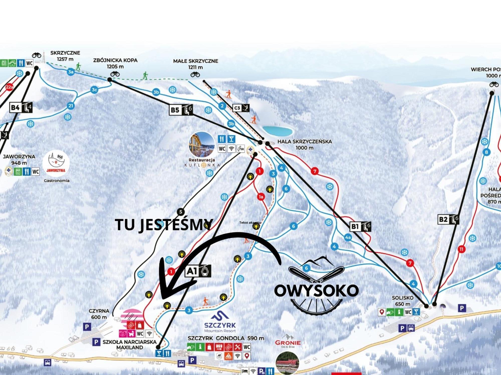 Owysoko - Apartamenty Z Widokiem 200 M Od Tras Szczyrk Mountain Resort Exteriér fotografie